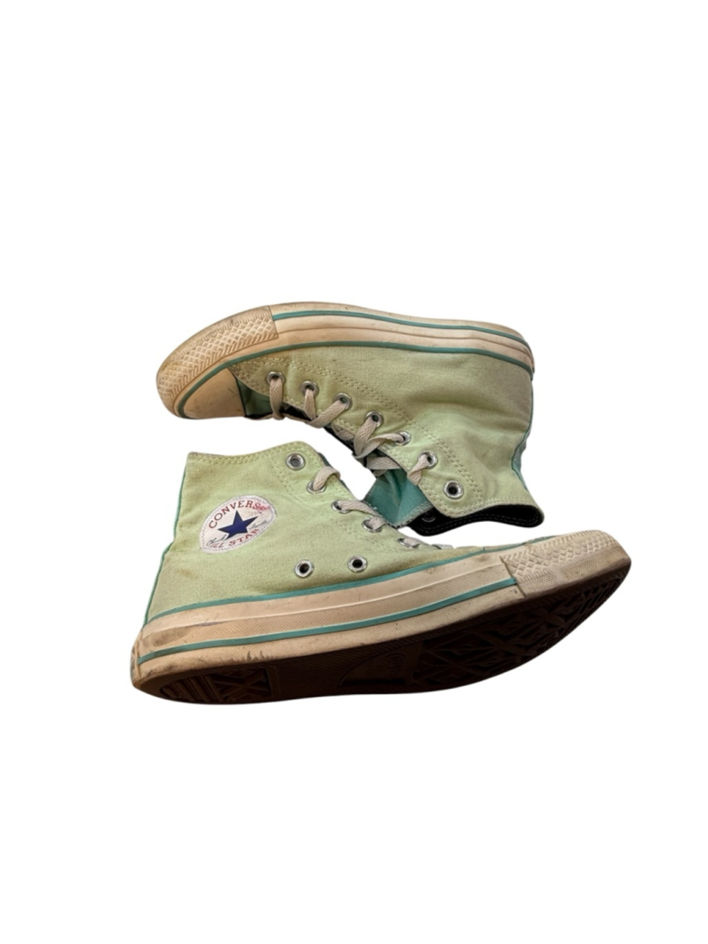 Converse All Star Chuck Taylor High Top Sneakers Mint Green Women’s 7.5 Men’s 5. - Picture 4 of 6
